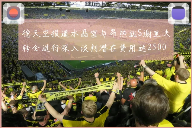 德天空报道水晶宫与昂热就S谢里夫转会进行深入谈判潜在费用达2500万欧元
